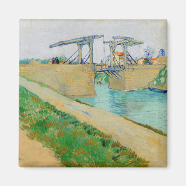 Íman Vincent van Gogh - Ponte Langlois em Arles #2