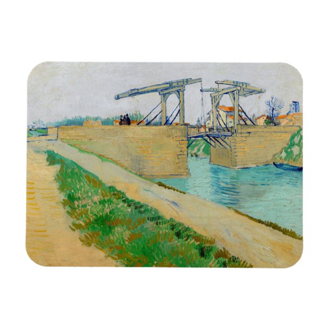 Íman Vincent van Gogh - Ponte Langlois em Arles #2 (Horizontal)