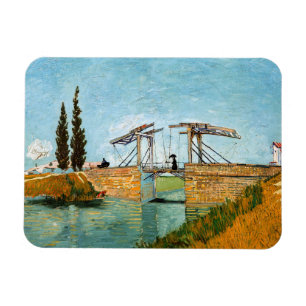 Íman Vincent van Gogh - Ponte Langlois em Arles #3