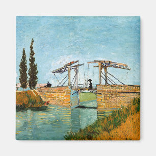 Íman Vincent van Gogh - Ponte Langlois em Arles #3