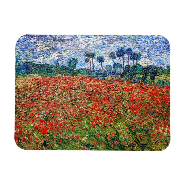 Íman Vincent van Gogh - Poppy Field (Horizontal)