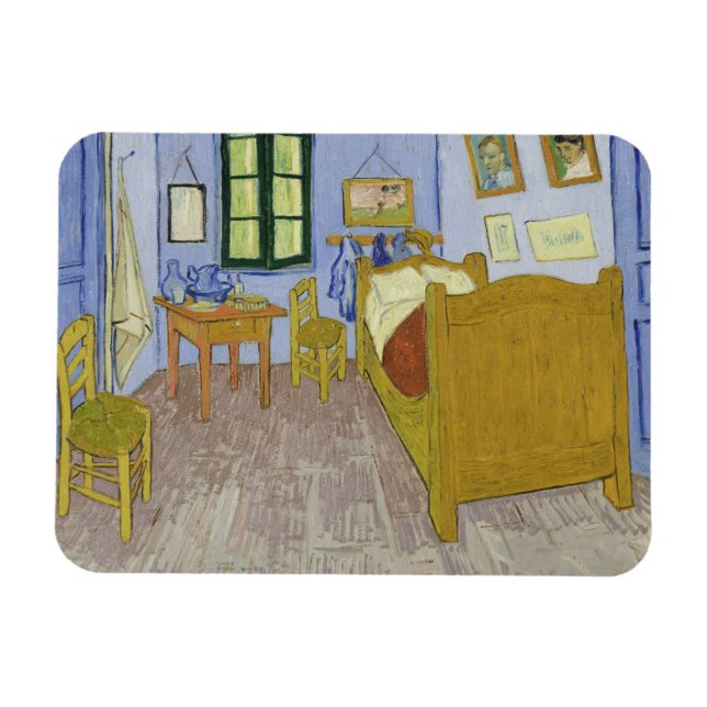 Íman Vincent Van Gogh, quarto de dormir em Arles, terce (Horizontal)