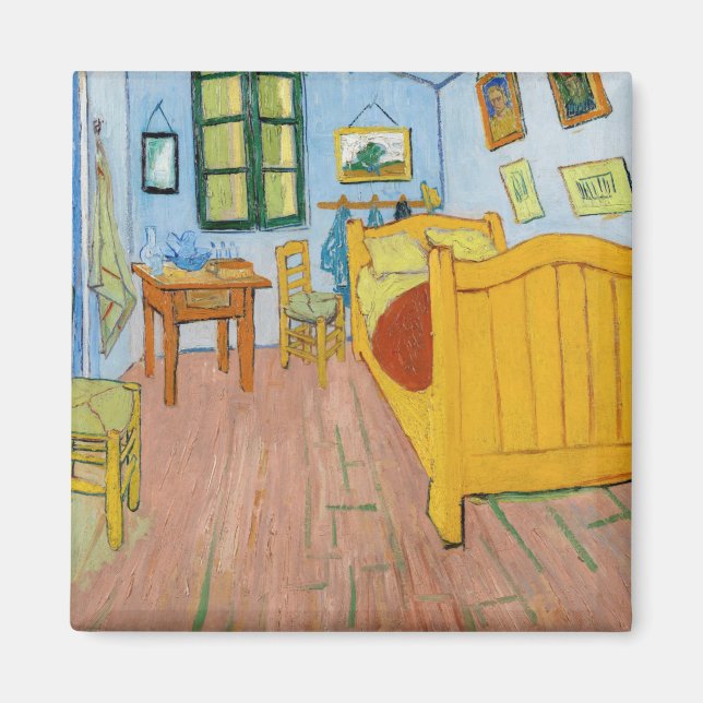 Íman Vincent Van Gogh - Quarto de Vincent em Arles (Frente)