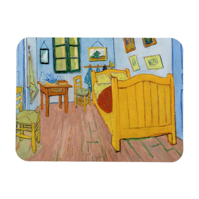 Íman Vincent Van Gogh - Quarto de Vincent em Arles (Horizontal)