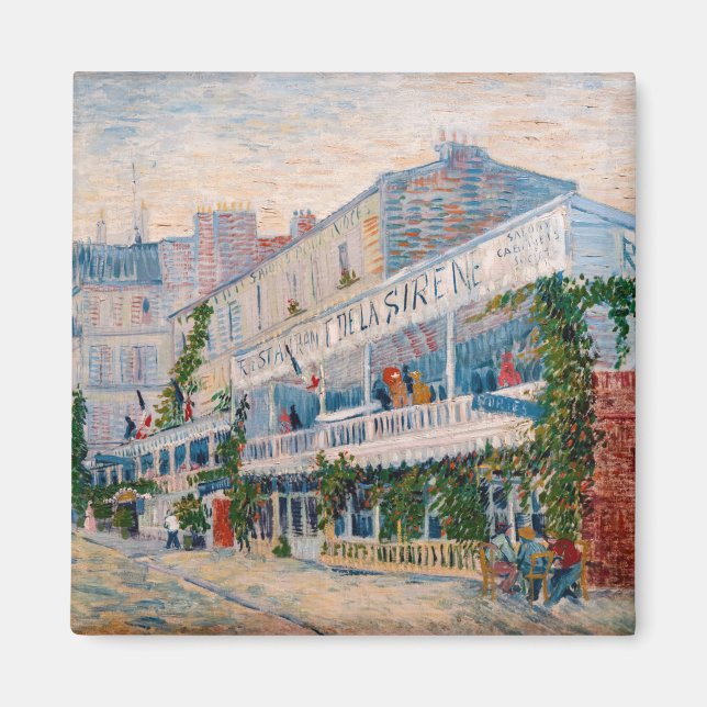Íman Vincent van Gogh - Restaurante da Sereia (Frente)