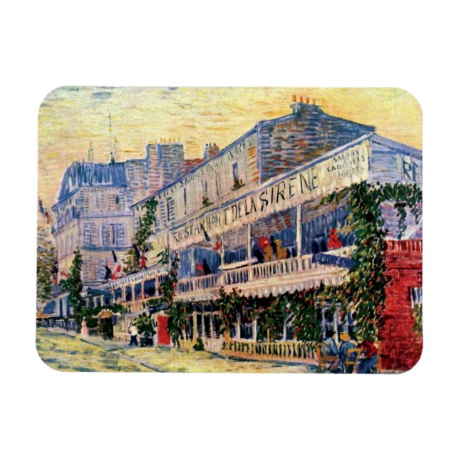 Íman Vincent Van Gogh - Restaurante De La Sirene (Horizontal)