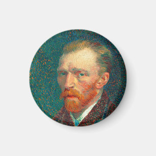 Íman Vincent Van Gogh - Retrato Automático com Bela Ar