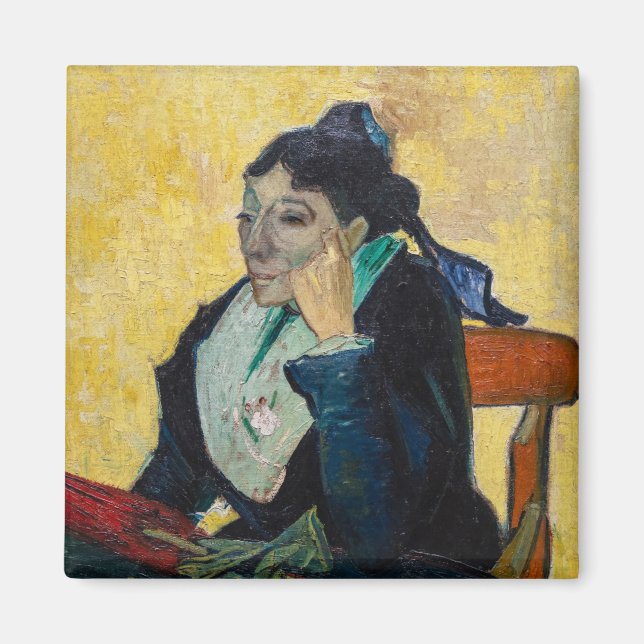 Íman Vincent Van Gogh - Retrato de Madame Ginoux (Frente)