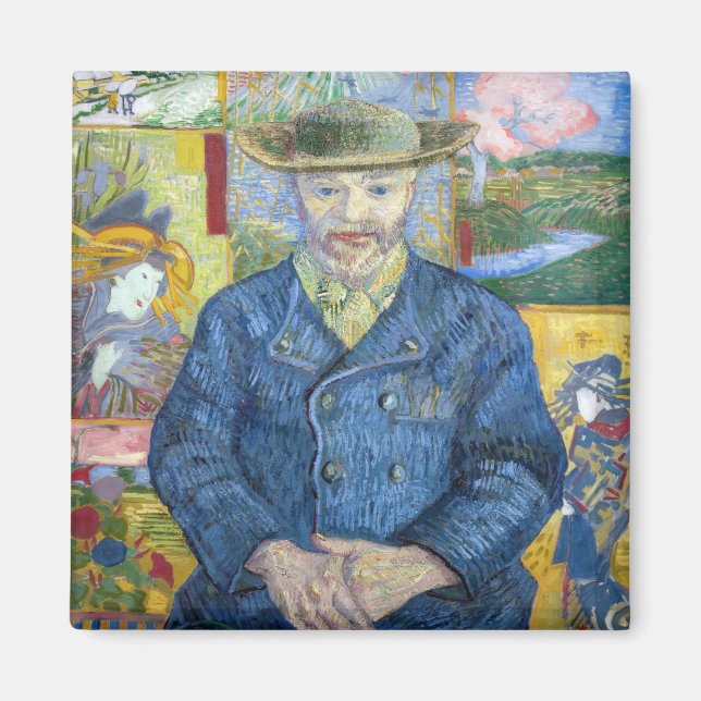 Íman Vincent van Gogh - Retrato de Pere Tanguy (Frente)