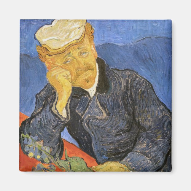 Íman Vincent Van Gogh - Retrato do Doutor Paul Gachet (Frente)