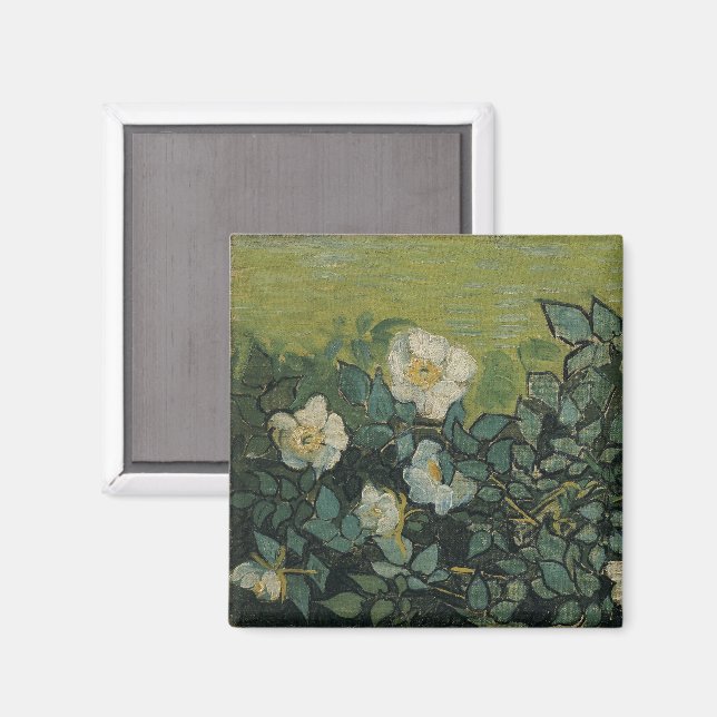 Íman Vincent van Gogh - Rosas Silvestres (Front/Back)