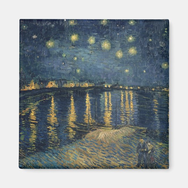 Íman Vincent van Gogh | Starry Night Over the Rhone (Frente)