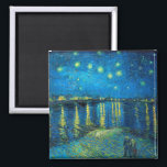 Íman Vincent Van Gogh Starry Night Sobre O Ródano<br><div class="desc">Vincent Van Gogh Starry Night Sobre O Magneta Rhone</div>