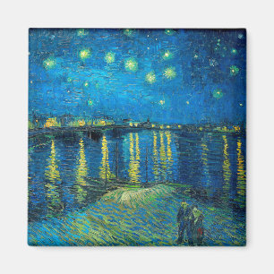 Íman Vincent Van Gogh Starry Night Sobre O Ródano