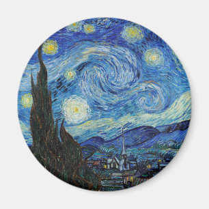 Íman Vincent Van Gogh Starry Night Vintage