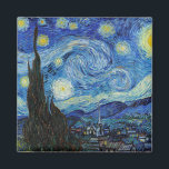 Íman Vincent Van Gogh Starry Night Vintage Fine Art<br><div class="desc">Vincent Van Gogh Starry Night Vintage Magnet</div>