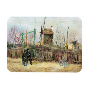 Íman Vincent van Gogh - Street Scene em Montmartre
