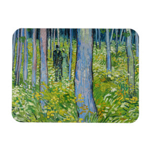 Íman Vincent van Gogh - Sub-bosque com Duas Figuras