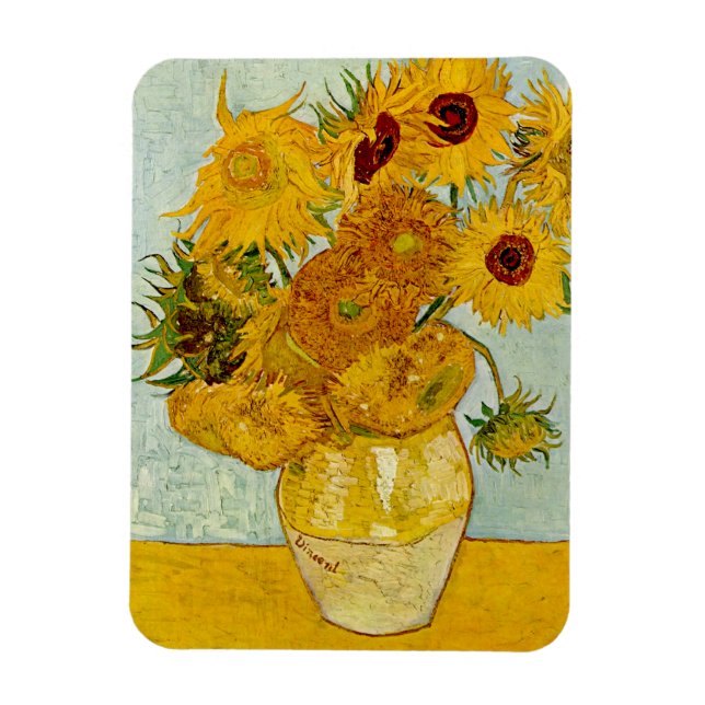 Íman Vincent Van Gogh Sunflower (Vertical)