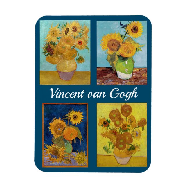 Íman Vincent Van Gogh Sunflower Serie (Vertical)