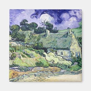 Íman Vincent van Gogh Thatched casas de campo em