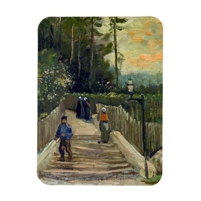 Íman Vincent van Gogh - Traçado em Montmartre (Vertical)