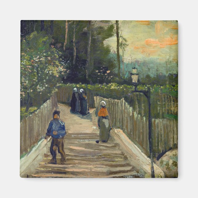 Íman Vincent van Gogh - Traçado em Montmartre (Frente)