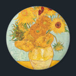 Íman Vincent Van Gogh Traz Girassóis em Arte Vase<br><div class="desc">Vincent Van Gogh faz doze girassóis em um magnata de arte vaso</div>