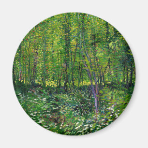 Íman Vincent Van Gogh Trees E Subcrescimento