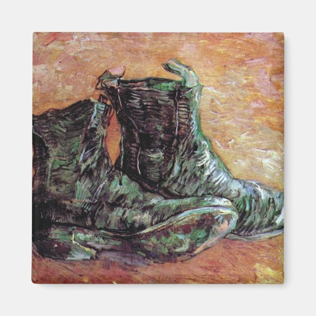Íman Vincent Van Gogh - Um Par de Sapatos (Frente)