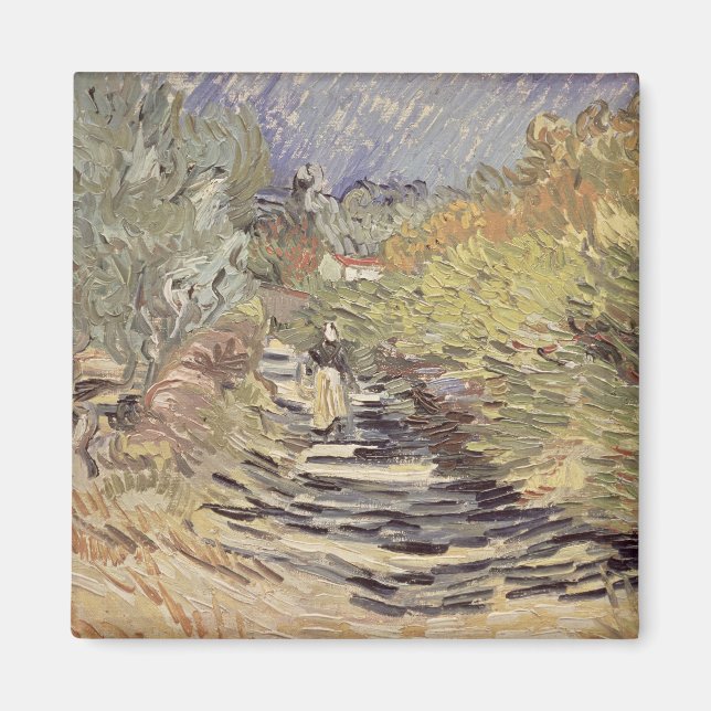 Íman Vincent van Gogh | Uma estrada na Rua. Remy (Frente)