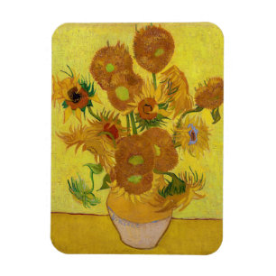 Íman Vincent van Gogh - Vase com Quinze Girassóis