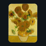 Íman Vincent van Gogh - Vase com Quinze Girassóis<br><div class="desc">Vase com Quinze Girassóis / Vase avec quinze Tornesols - Vincent Van Gogh,  agosto de 1888 - Girassóis versão 1888 (F454)</div>