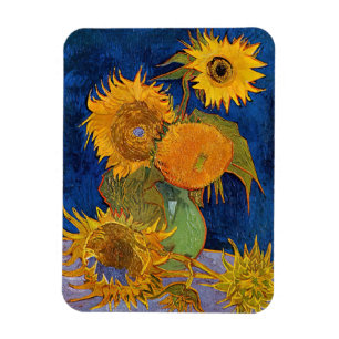 Íman Vincent van Gogh - Vaso com Cinco Girassóis