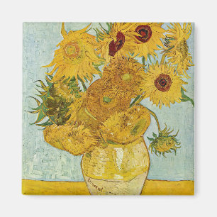 Íman Vincent Van Gogh - Vaso com Doze Girassóis