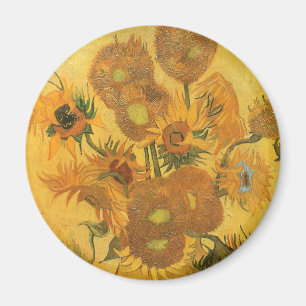 Íman Vincent van Gogh - Vaso com Quinze Girassóis