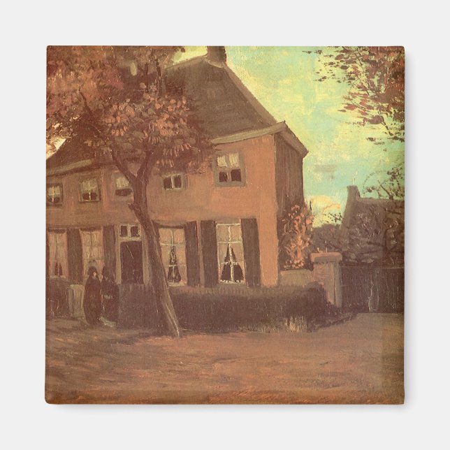 Íman Vincent van Gogh - Vicarage em Nuenen (Frente)