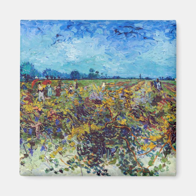 Íman Vincent van Gogh - Vinha Verde (Frente)