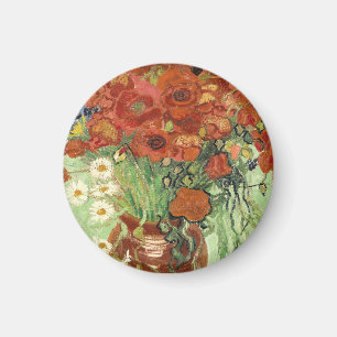 Íman Vincent Van Gogh Vintage Floral Still Life Daisies