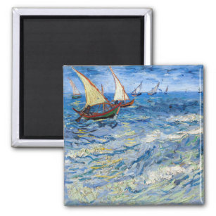 Íman Vincent van Gogh - Vista marinha em Saintes-Maries