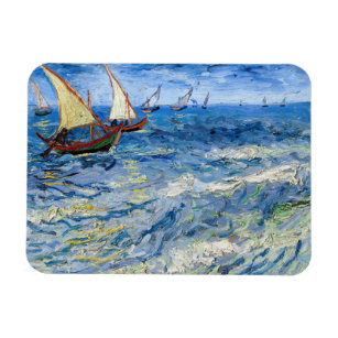 Íman Vincent van Gogh - Vista marinha em Saintes-Maries