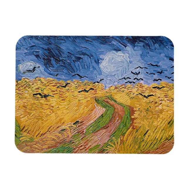 Íman Vincent van Gogh | Wheatfield with Crows, 1890 (Horizontal)
