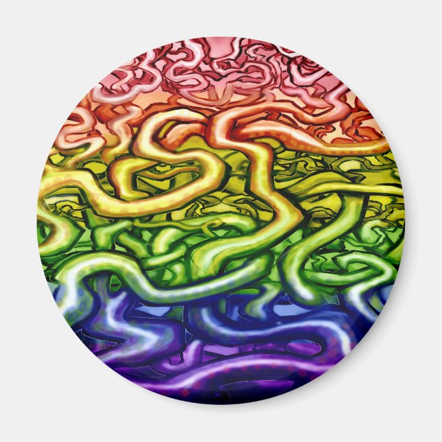 Íman Vines LGBQT Arco-Íris (Frente)