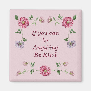 Íman Vinha Floral Rosa e Púrpura