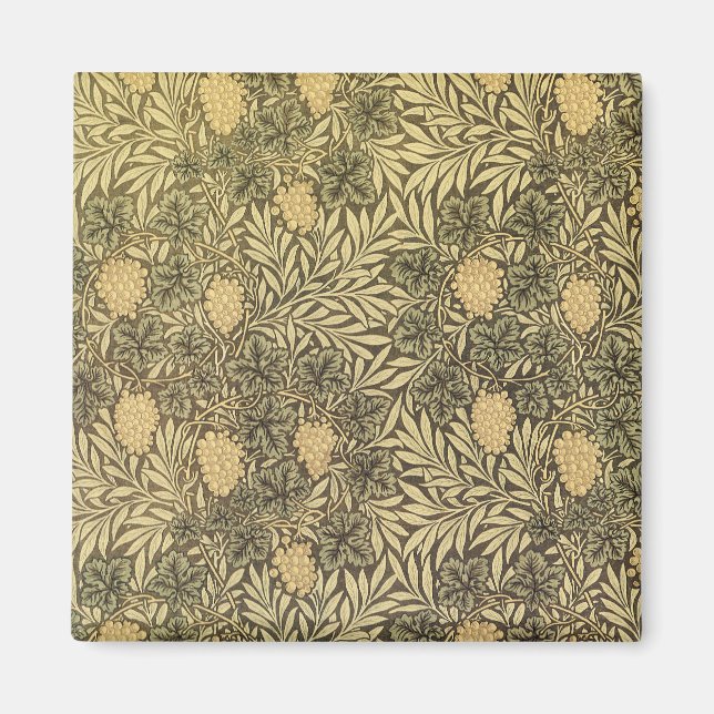 Íman Vinha por William Morris, Padrões de Tecidos Vinta (Frente)