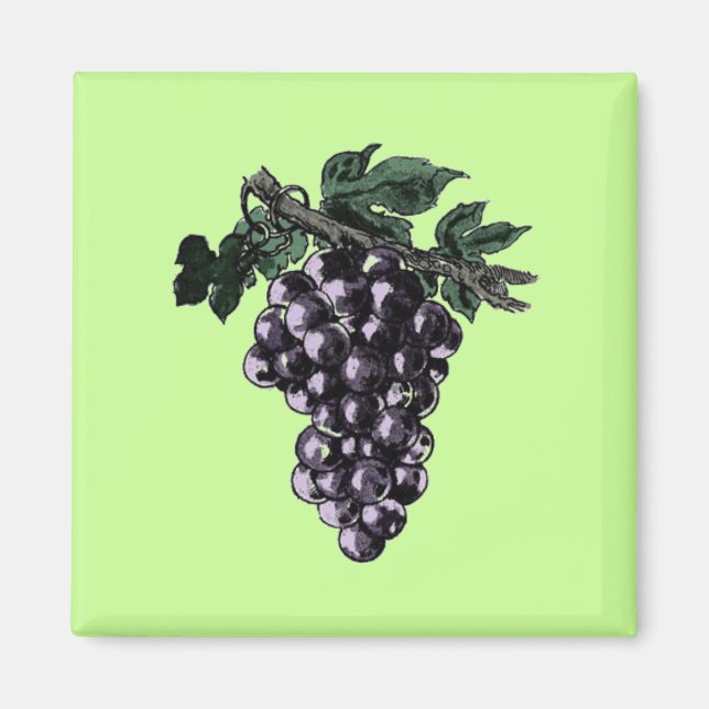 Íman Vinhas De Uva (Frente)