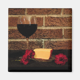Íman Vinho e queijo