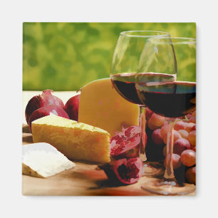 Íman Vinho, queijo & fruta do campo
