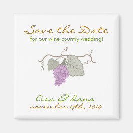 Íman Vinho Vinho Vinho Vinho de uvas para Casamento