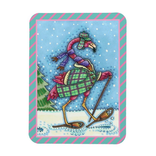 ÍMAN  VINHOS DE NEVE, FLAMINGO DE PINCO, NATAL DE GOLPE (Vertical)